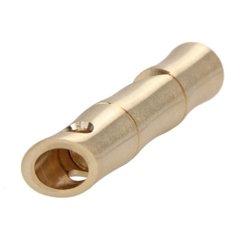 2pcs Brass Whistle Emergency Whistle EDC Loud Signal Whistle for