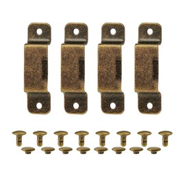 Tape Measure Holder Clips, Tape Measures Holder Bench Belt Universal Tool Hanger Storage Dock Bronze Rivet Hook Set