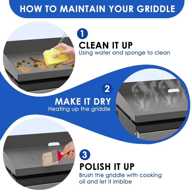 SafBbcue 22 inch Griddle Replacement Flat Top for Blackstone 22