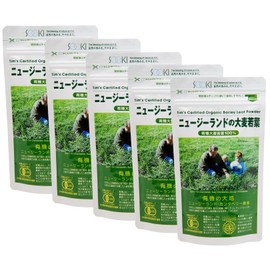 Soki Organic JAS Certified New Zealand Barley, Young Leaves 3.2 oz (90 g), 5 Bags Set
