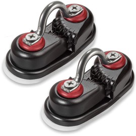 GANGUOLA Boat Cam Cleats for Rope, Marine Line Cleats, Ball Bearing Fast Entry for Line Sizes Up to 5/8 Inch, Sailing Sailboat Kayak Accessories(2 Pcs)