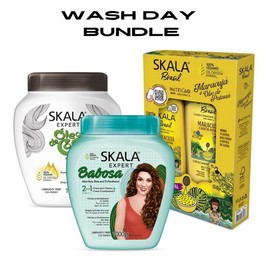 Skala Beauty Hair Masks - Nourishing, Gentle, Hydrating - Hair care Products Conditioner Moisture Shampoo Hydrate Moisturizing Repair Restore Vitamins:_3PK - Babosa+BombadeVitaminas+BabosaS&C