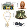 Kevin Ginger Wig Fancy Dress 80s 90s Hip Hop Costume