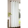 Curtain Opaque scarf, mat uni-coloured curtain with eyelets 20405 Microsatin