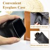 Qufiiry 3 Pack Soft Glasses Case, Sunglass Case, Portable Sunglasses