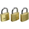 ABUS 65/30 Brass Padlock 30 mm Pack of 3 35118
