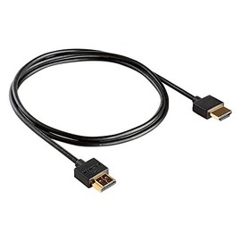 Meliconi 497014 2 m HDMI Ultrathin Cable - Black