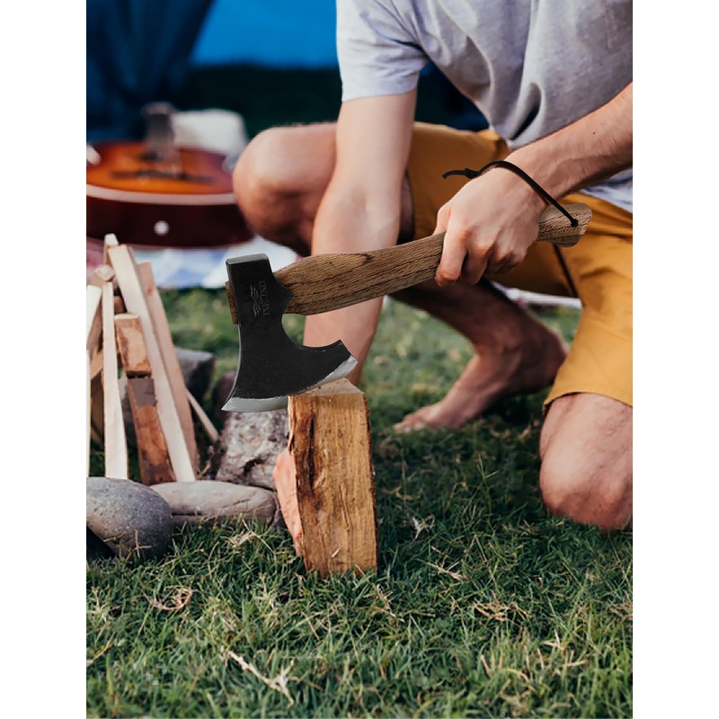 JXE JXO Hatchet, 14.5" Camping Axe 1065 High Manganese Steel