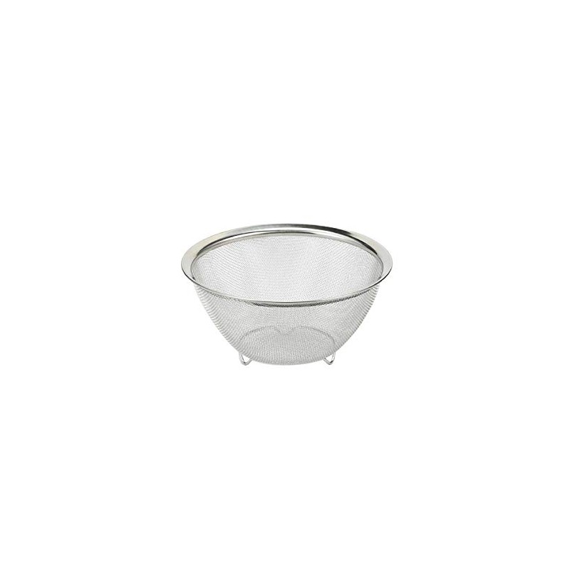 Pearl Metal Bowl Colander, 7.1 inches (18 cm), Stainless Steel,
