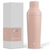 JoyJolt Triple Insulated Cocktail/Protein Shaker Bottle. 20oz Shaker Cup with