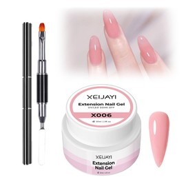 Builder Gel Nail Kit - 30ML Pink Builder Gel with Nail Brush - Base Strengthening Nail Extension Gel Nail Gel Builder - builder gel for Nails Starter Kit