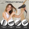 Carbon Fine Cutting Comb Set, 12 Pieces