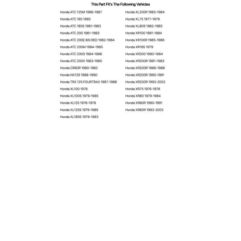 TUSK Clutch Kit for Honda ATC 185S 1981-1983