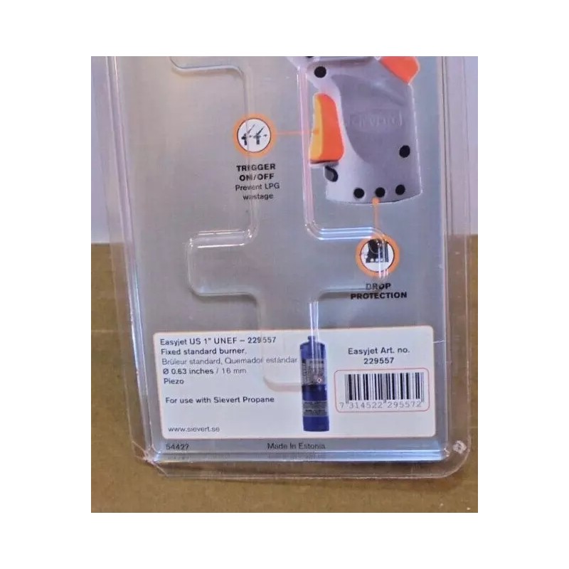Sievert New Sievert Easyjet Lightweight Propane Torch 229557 Ships Free