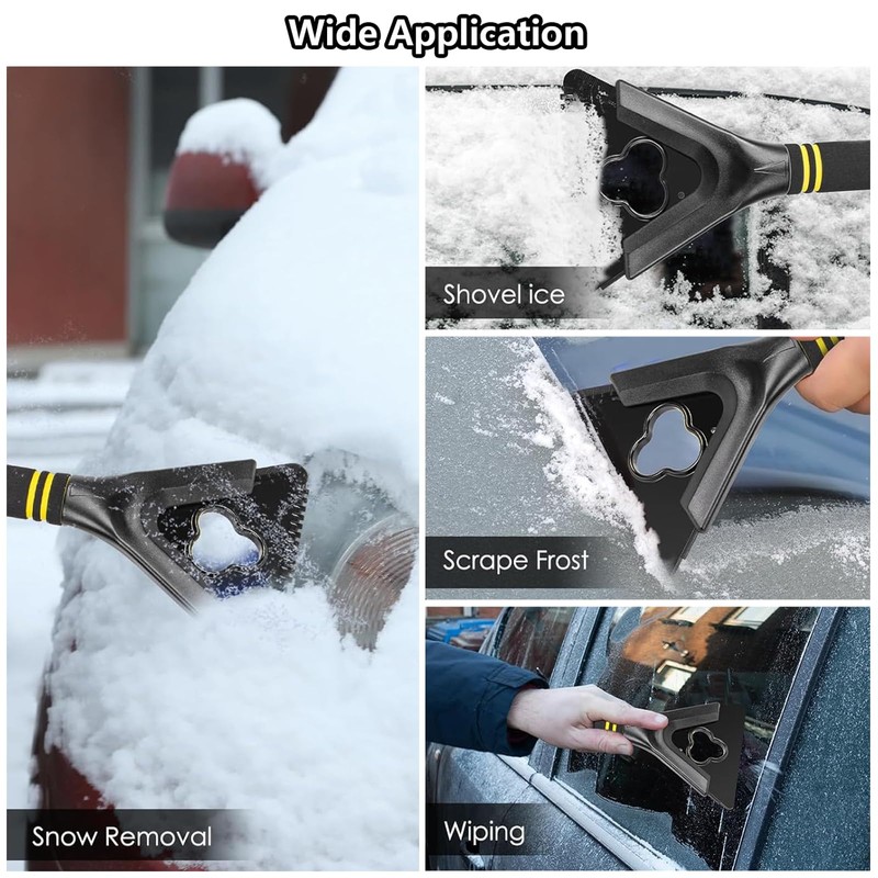 TuoYi Snow Scraper for Car Windshield, Ice Snow and Frost