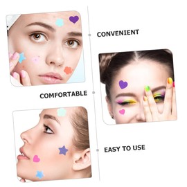 minkissy Patch 5 Sheets Patches Face Patches Comfortable Waterproof Target Oily Pores Random Style