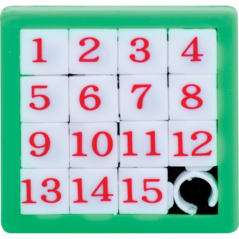 Tobar Slide Number Puzzle – 1 Colour Sent at Random