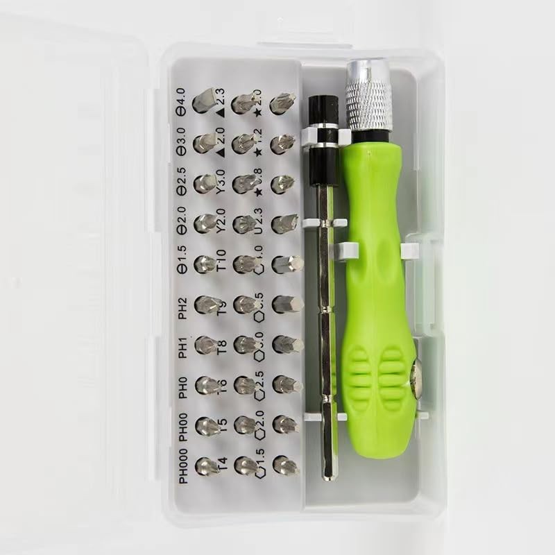 32-in-1 Magnetic Precision Screwdriver Set | Star, Torx, Phillips, Slotted,