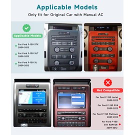 4G+64G Android 13 Car Stereo for Ford F-150 2009-2012 with DSP/Wireless Carplay/Android Auto, Sellrich 9 inch Touch Screen Radio Bluetooth 5.0 FM/RDS Mirrorlink AHD Backup Camera