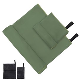 Quick Drying Towels, Set of 2, 31.5 x 15.7 x 29.9 inches (80 x 40 cm), 59.8 x 29.9 inches (152 x 76 cm), Sports Towel, Gym Towel, Swimming Towel, Microfiber Towel, Super Absorbent, Soft, Durable