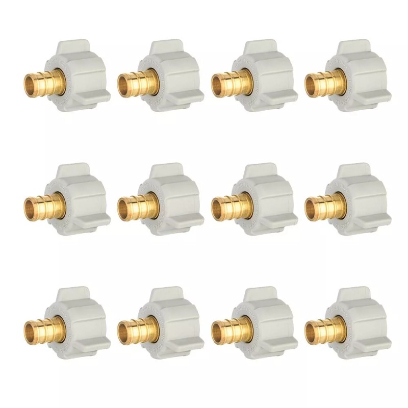 EFIELD 12 PCS 1/2" PEX X 1/2" FEMALE NPT THREADED
