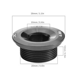 Crank Arm Screws, Crankset Bolt - Aluminum Alloy Threads Bracket