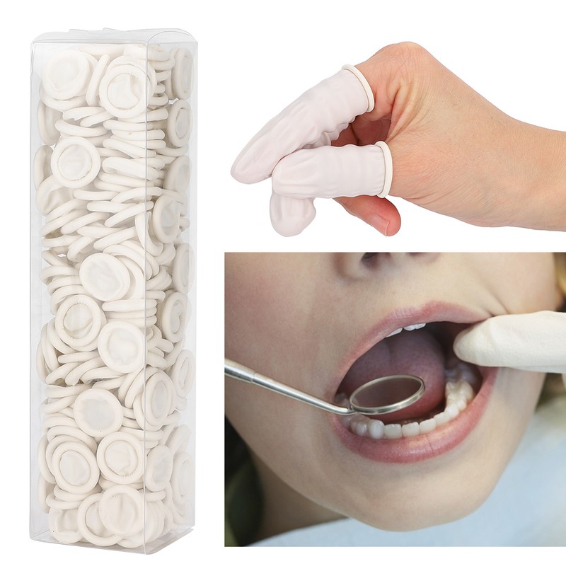 Multi Function Disposable Finger Cots Protective Fingertips Protector Dental Accessory