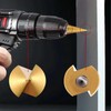 CeyMlem 3-Piece Step Drill Bit Set, Step Drill Bit with