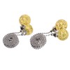 2PCS Yellow Pull Chain Crystal Glass Ice Cracked Ball Pull