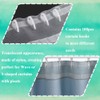 Singring Translucent Wave Curtain Pleat Tape with 100 Hooks, Ripple