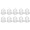 10 Pcs Sound Amplifier Dome Soft Silicone Anti Static Dual