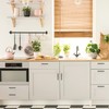 Ravinte 10 Pack Matte Black Cabinet Pulls Slim Kitchen Cabinet