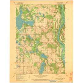 YellowMaps Marine on St Croix MN topo map, 1:24000 Scale, 7.5 X 7.5 Minute, Historical, 1967, Updated 1969, 27.23 x 21.53 in - Tyvek