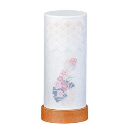 Bon Lantern No.2968 Japanese Lantern (Incense Flower), 7.3 inches (18.5 cm), Cordless LED, Double Layered Japanese Light, Modern NAMUKUMA Kobo 2968