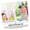 Kisangel 1 Set Easter Egg Learning Shape Matching Egg Box