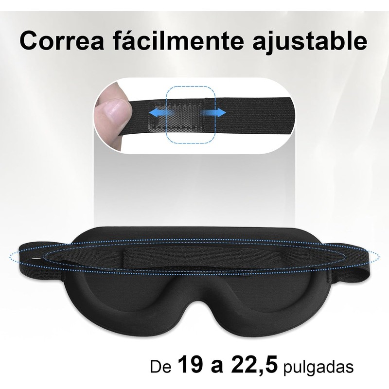 Antifaz para Dormir 3D para Mujeres y Hombre, Antifaces para