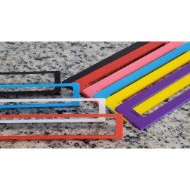 TightPrints CUSTOM FACE PLATE BEZEL TRIM RING FITS SONY XEC-500 XEC-505 ELECTRONIC CROSSOVER - White