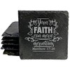Faith and Hope: Laser Etched Faith Can Move Mountains: Inspirational