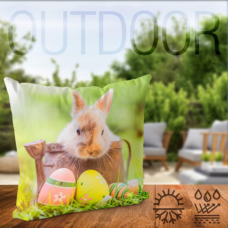 VOID Easter Eggs Rabbit Easter Bunny Cushion Cover 80 x