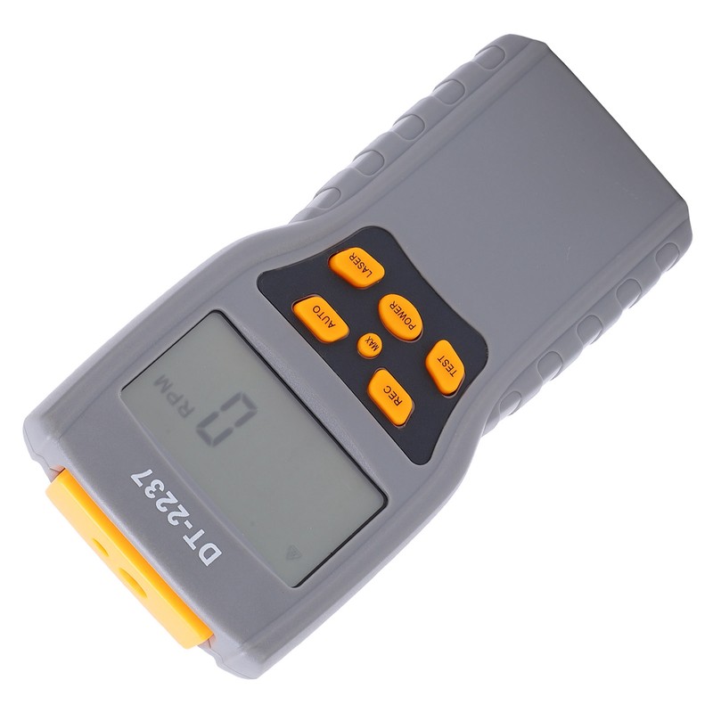 Laser Tachometer 2Gear NonContact LCD Digital Display HighAccuracy Speed Measuring