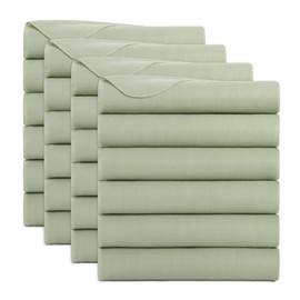 Arkwright Polar Fleece Throw Blankets Bulk - Case of 24 - Ultra Soft Cozy Blanket for Car, Camping, Couch, Office, Outdoor, Home, and Bed, 50 x 60 in, Green