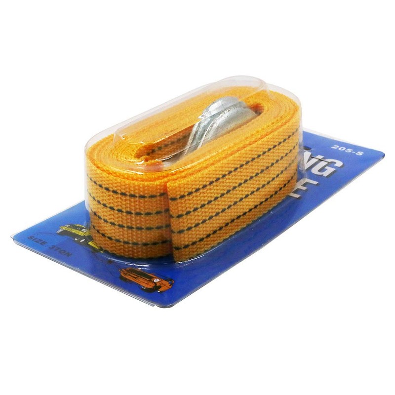 YSY 1Set 51005A Heavy Duty Tow Strap with Safety Hooks