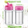 36 Pcs Plastic Spice Jars with Shaker Lids, 5.5oz, Pink