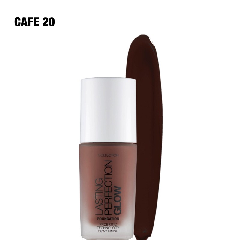 Collection Cosmetics Lasting Perfection Glow Foundation, Medium to Full Coverage,