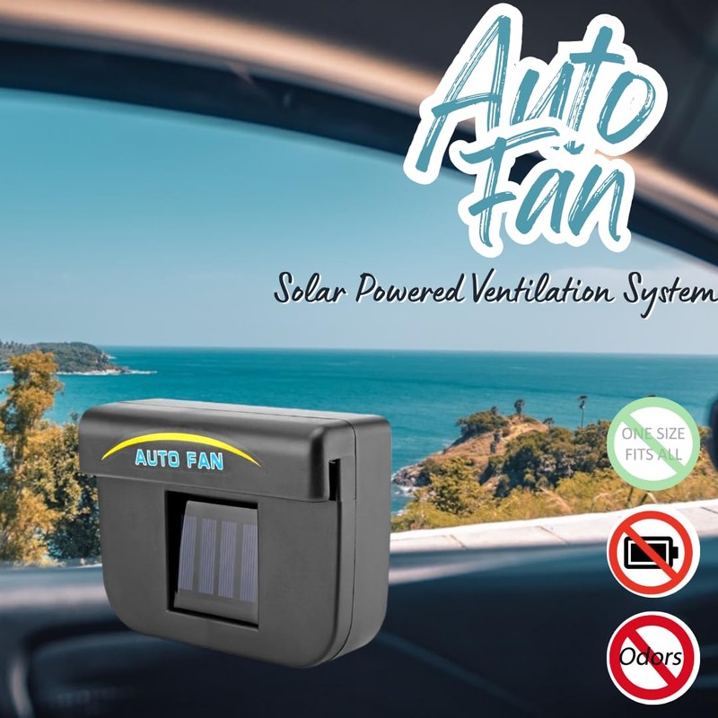As Seen On TV Auto Fan Solar Powered car air