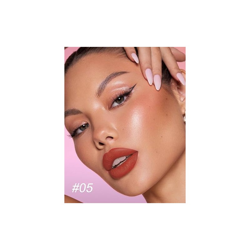 Erinde Lápiz de Labios Mate para Mujer, Lápiz Labial de