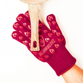 Grill Armor Oven Gloves – 932°F Heat, Fire & Cut Resistant Mitts for BBQ, Grill, Cooking, Grilling, Baking, Smoker & Fire Pit