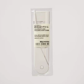 MUJI 82202854 Polypropylene Folding Hair Comb Hair Brush