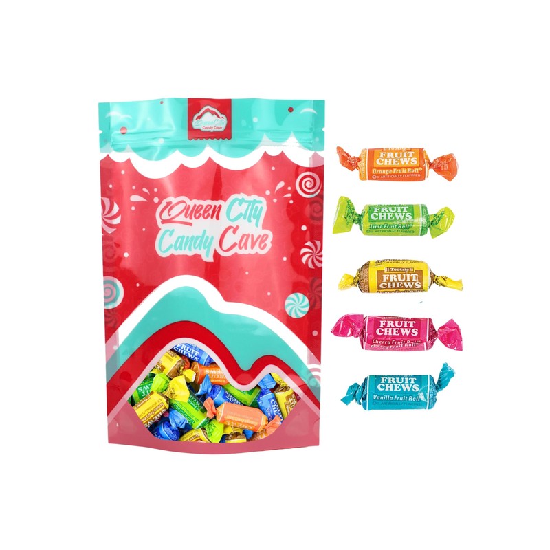 Mini Fruit Flavored Fruit Chews - Fruity Flavored Bulk Bites,