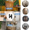 GIONAR Black gate Lock, Sliding Door Lock - 90/180 Degree